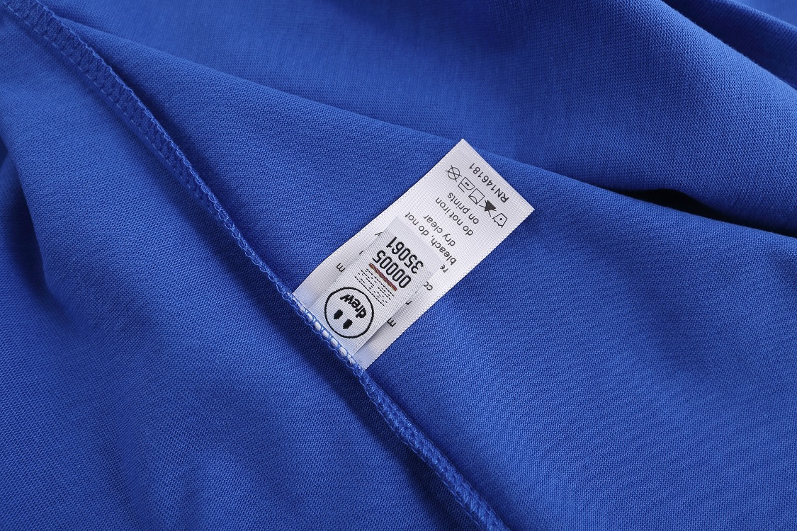 “Drew House Laughter Blue Cotton T-Shirt in Sizes S-XL, Code NCP D035#” - 图片 9
