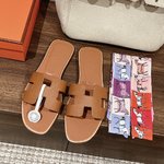 Best Luxury Replica
 Hermes Shoes Sandals Slippers Calfskin Cowhide Genuine Leather Fashion