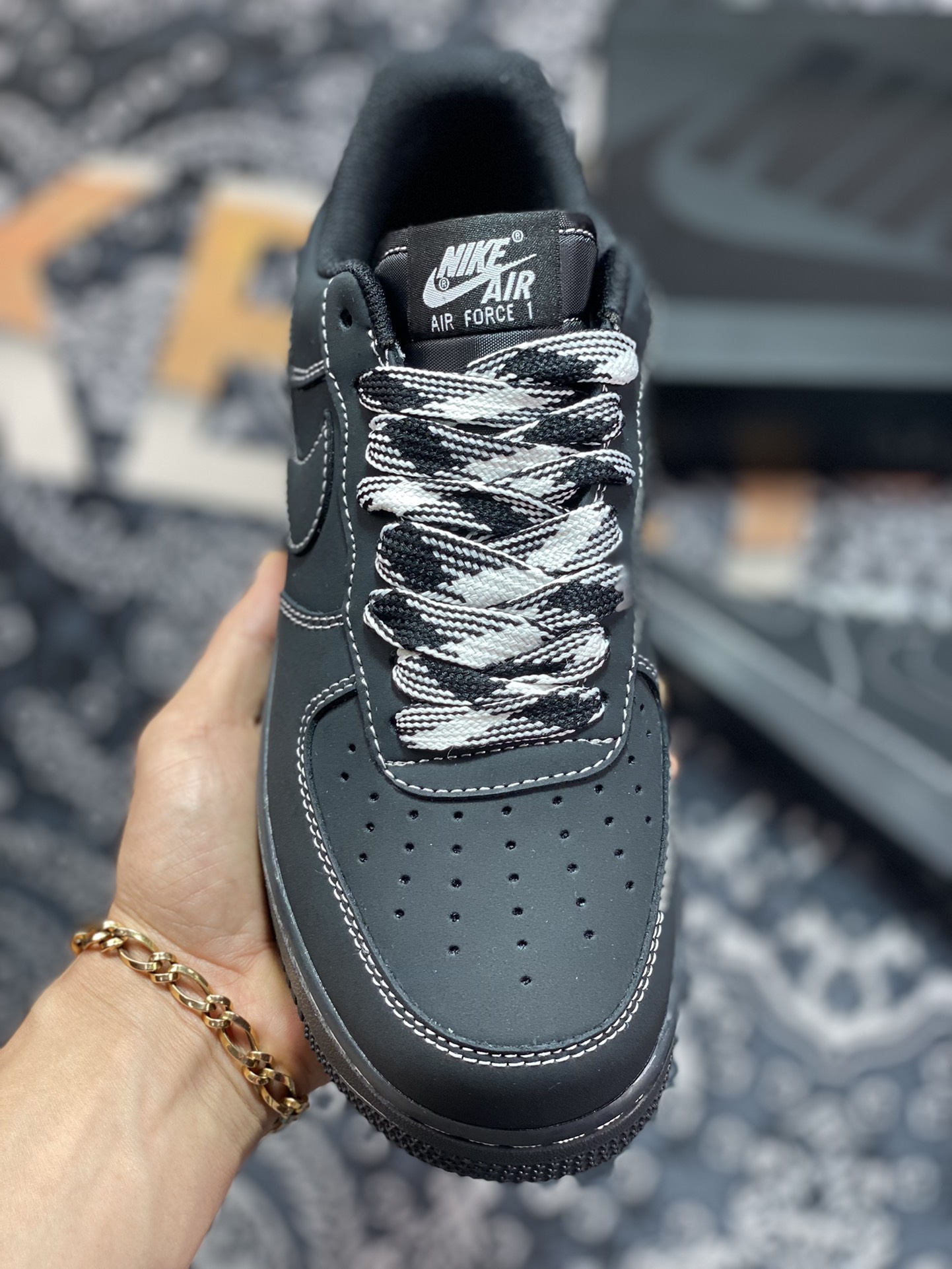 Nike Air Force 1’07 Low”Black/Phantom”空军一号HW2636-079