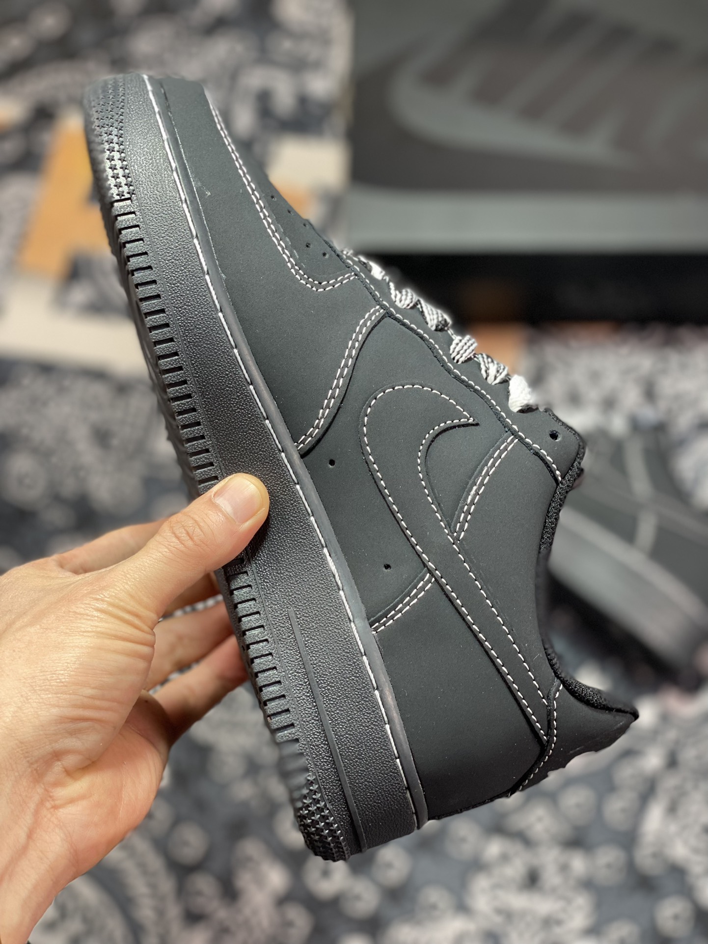Nike Air Force 1’07 Low”Black/Phantom”空军一号HW2636-079