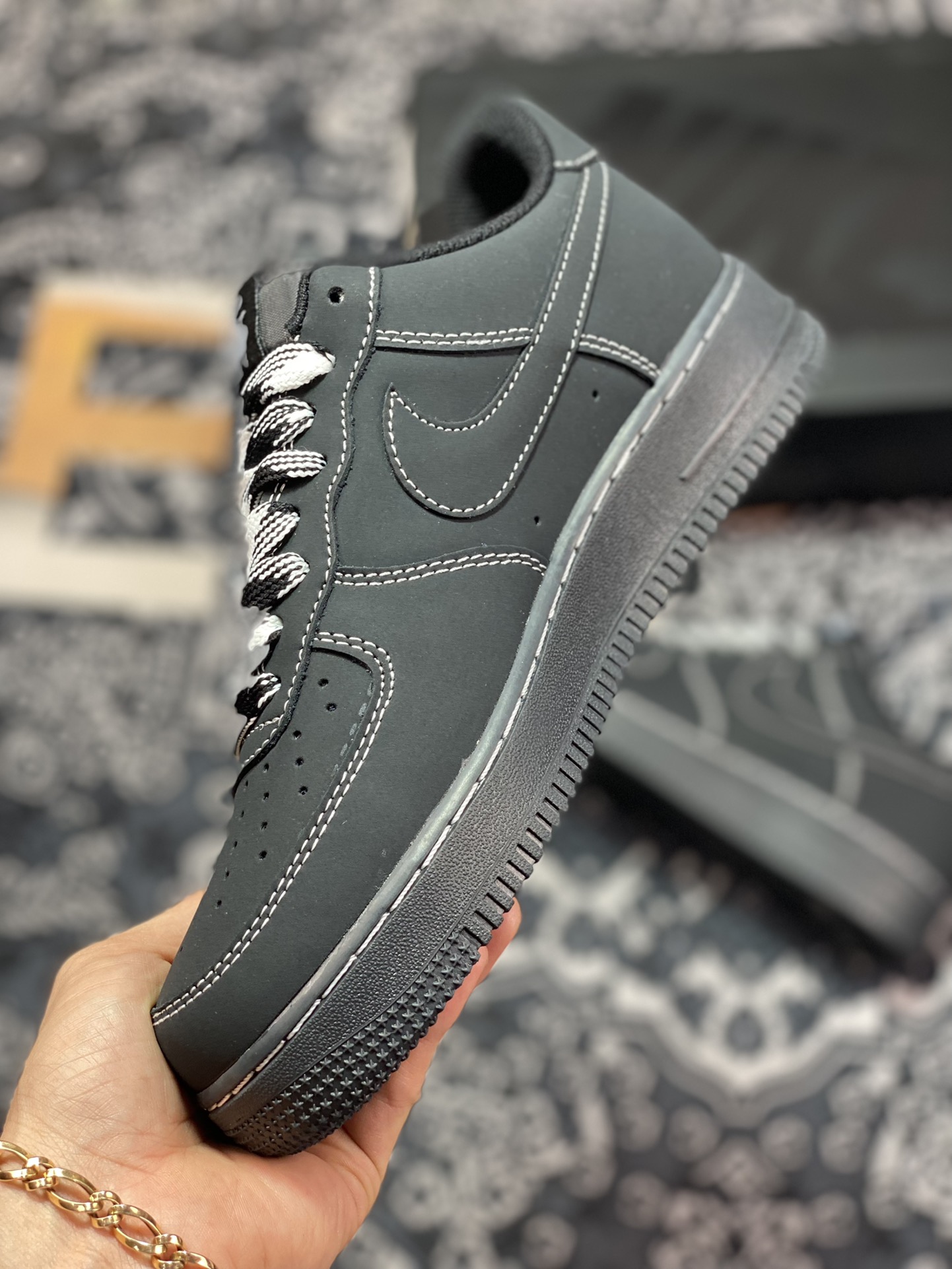 Nike Air Force 1’07 Low”Black/Phantom”空军一号HW2636-079