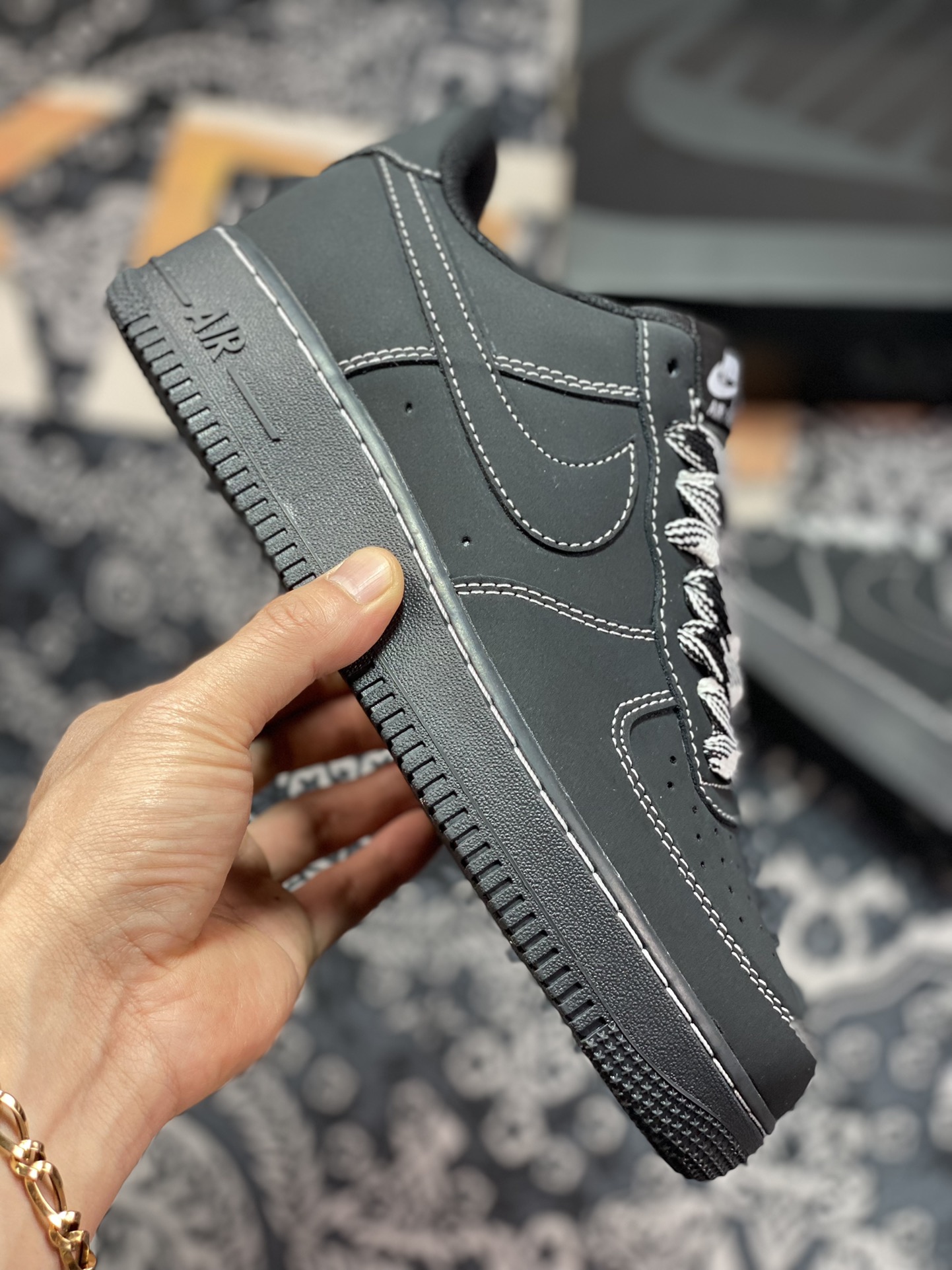 Nike Air Force 1’07 Low”Black/Phantom”空军一号HW2636-079