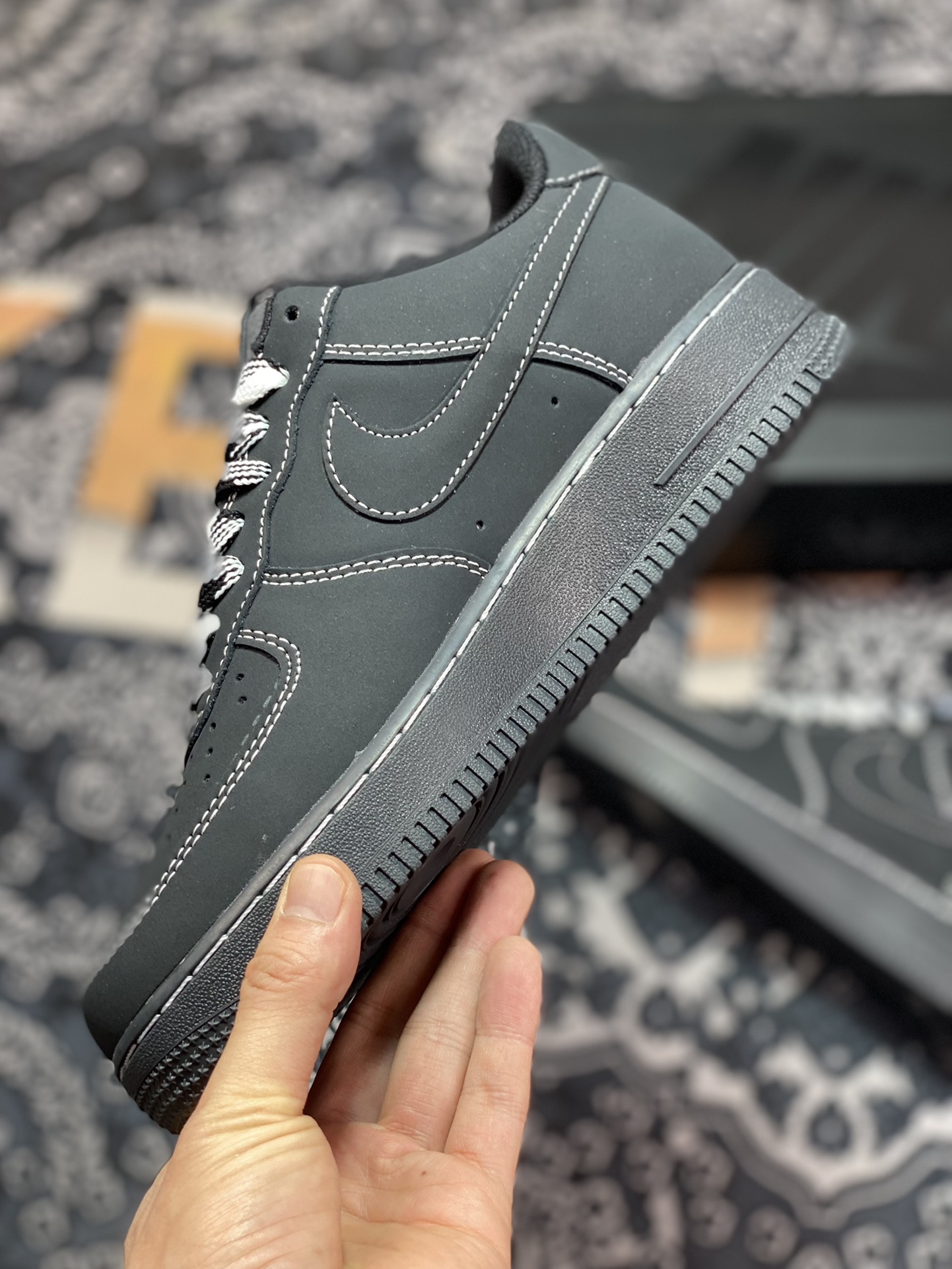 Nike Air Force 1’07 Low”Black/Phantom”空军一号HW2636-079