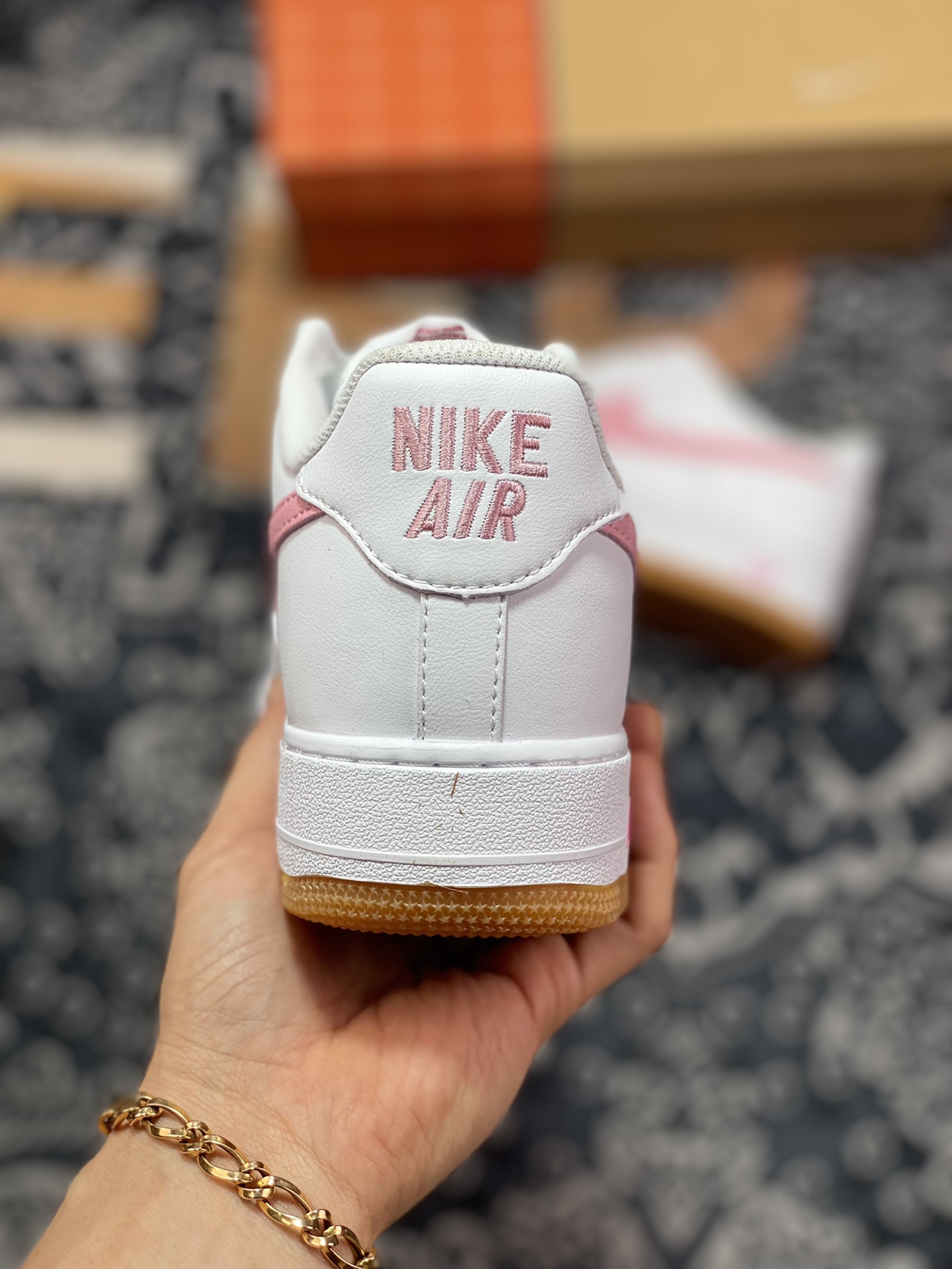 Nike Air Force 1'07 Low Retro ”Color of the Month/Pink Gum” Air Force One ”Anniversary Edition White Light Pink Raw Gum Bottom” DM0576-101