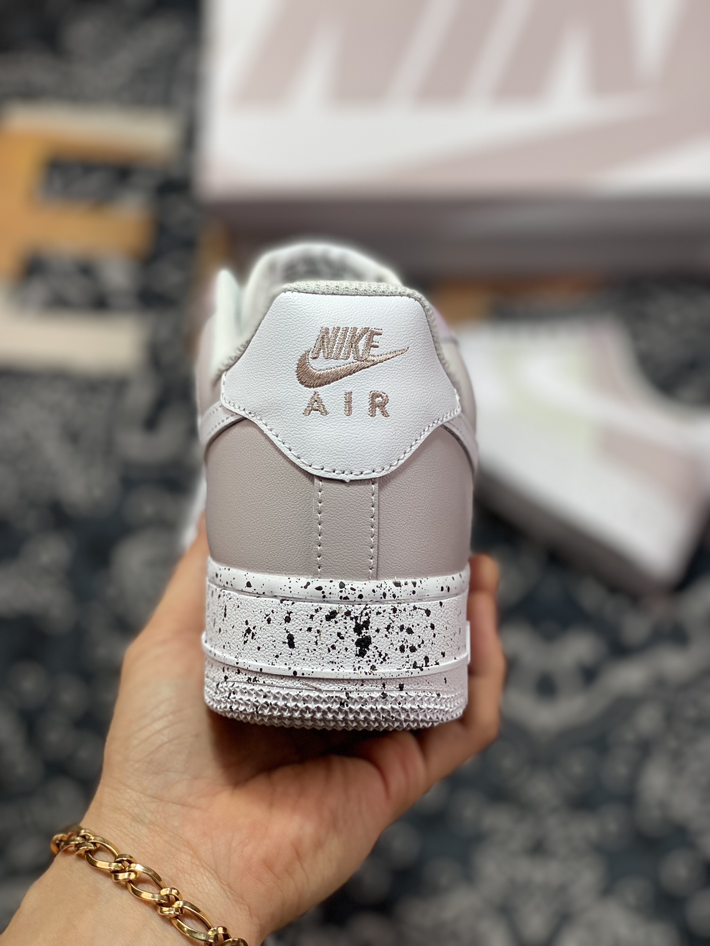 Nike Air Force 1 '07 Low”White/Pink/Grey”空军一号经典低帮“渐变白淡粉灰泼墨”MM6023-536