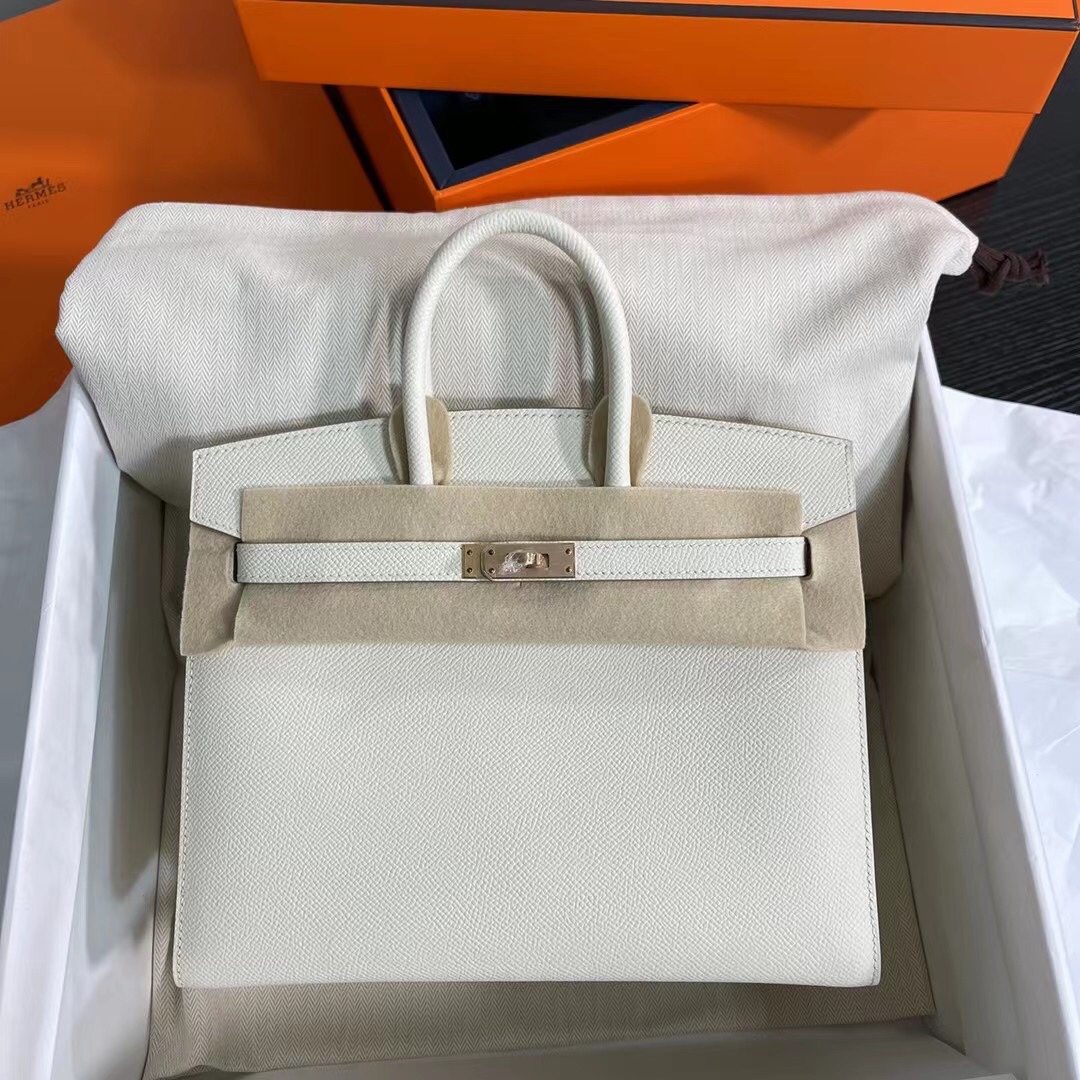 Top Quality Website
 Hermes Birkin Bags Handbags Milkshake White Rose Gold Hardware Epsom
