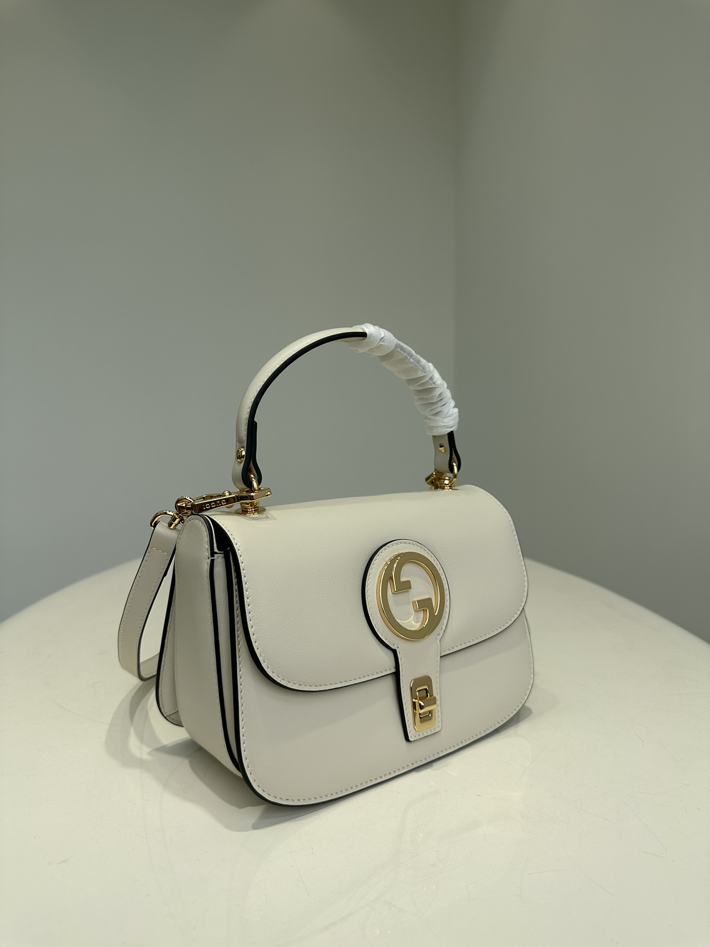 Purely original Cucci Gucci 23sS02 women's Blondie series double G handbag, one-shoulder crossbody bag, retro elements and archive details comple