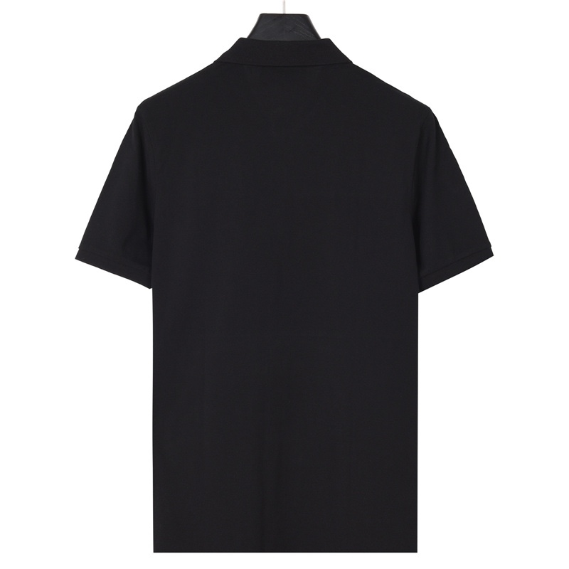 Prada/普拉达 24ss 三角标尼龙拼接Polo短袖