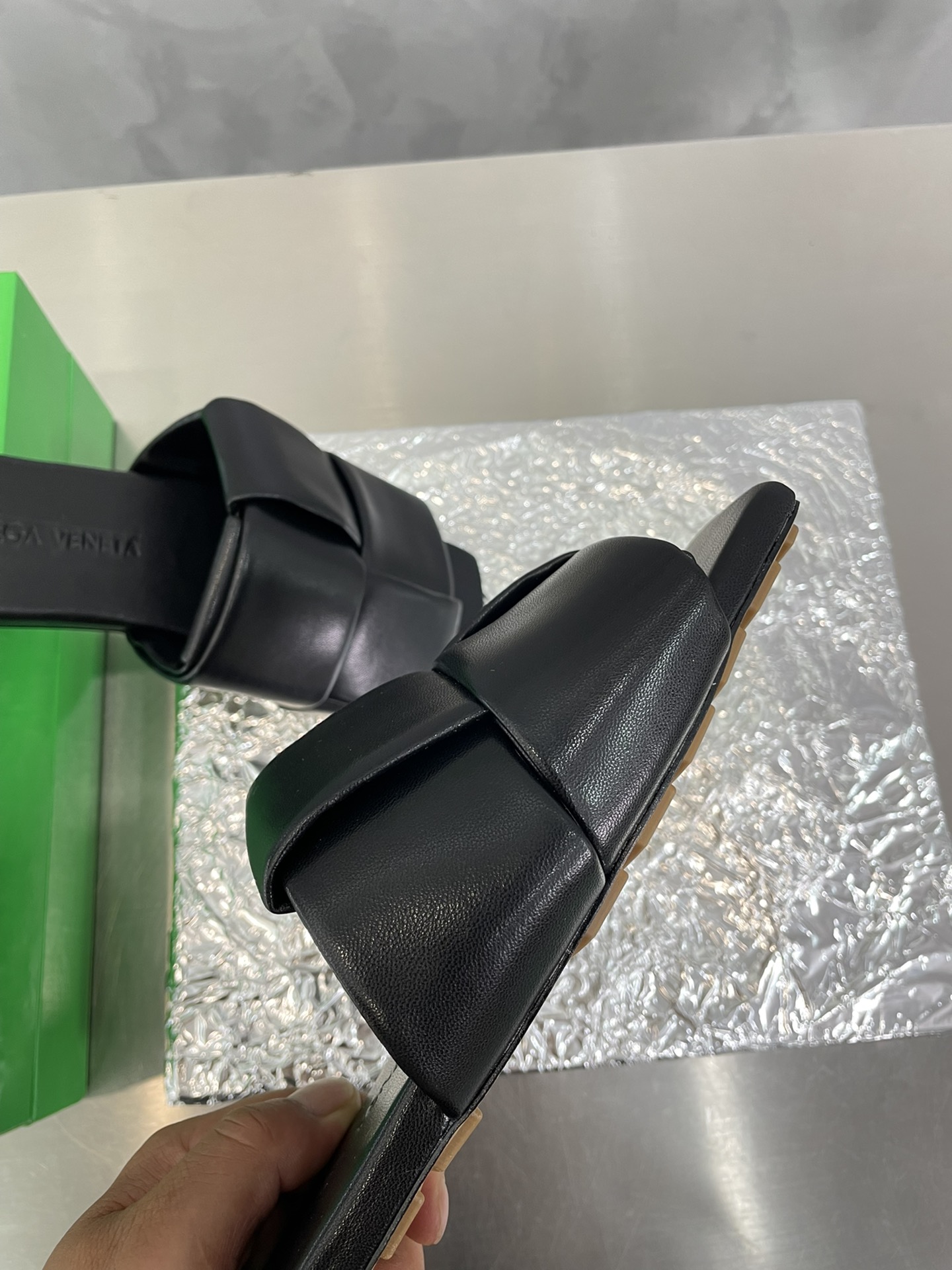Bottega Veneta BV PATCH拖鞋 大风车方块拖