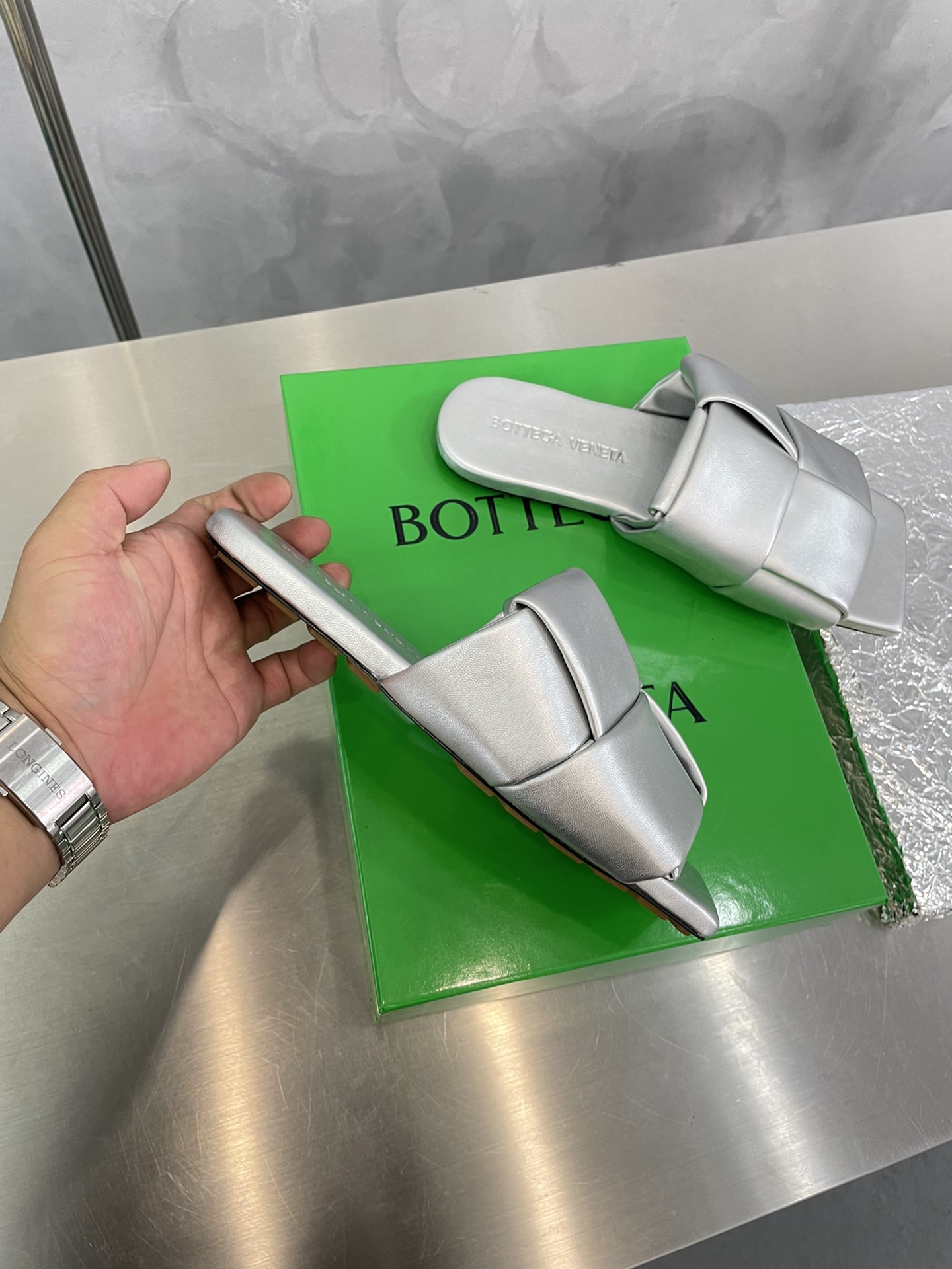 Bottega Veneta BV PATCH拖鞋 大风车方块拖