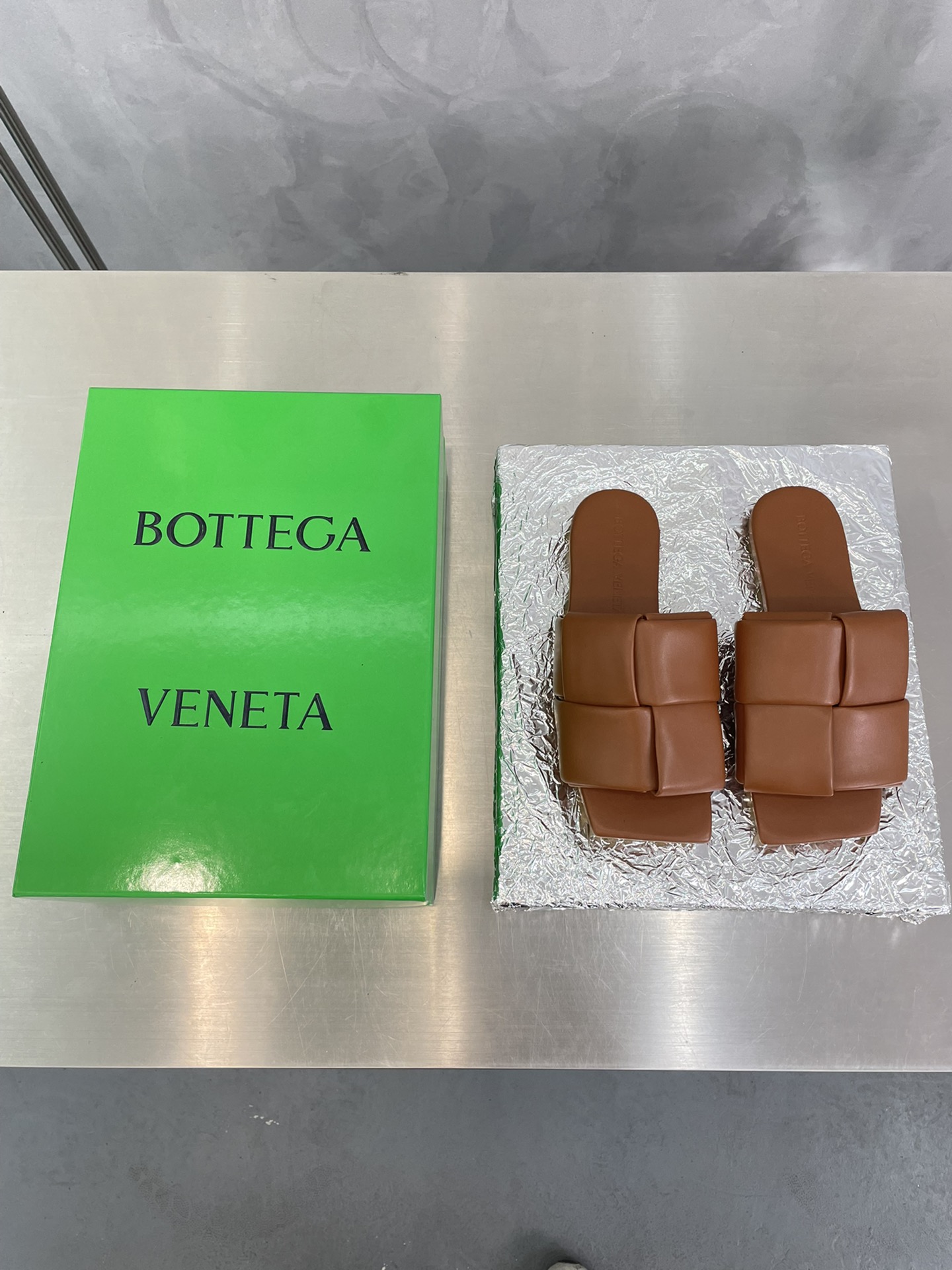 Bottega Veneta BV PATCH拖鞋 大风车方块拖