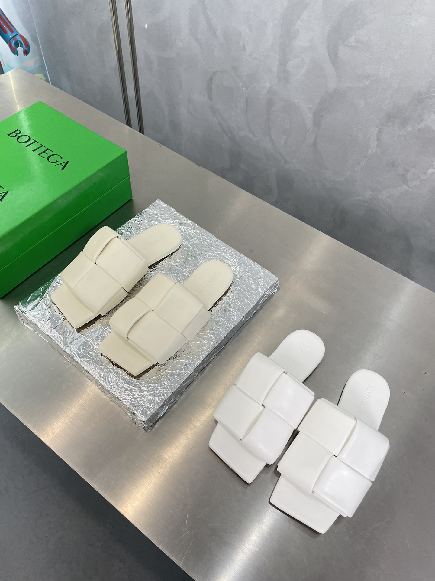 Bottega Veneta BV PATCH拖鞋 大风车方块拖