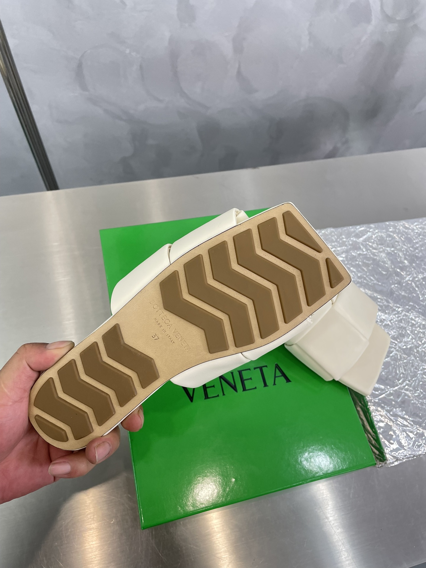 Bottega Veneta BV PATCH拖鞋 大风车方块拖