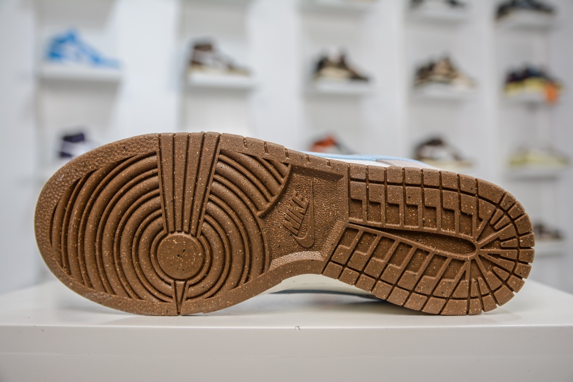 顶级福利原装Nike Dunk Low SE “85” 灰蓝双勾 DO9457-100