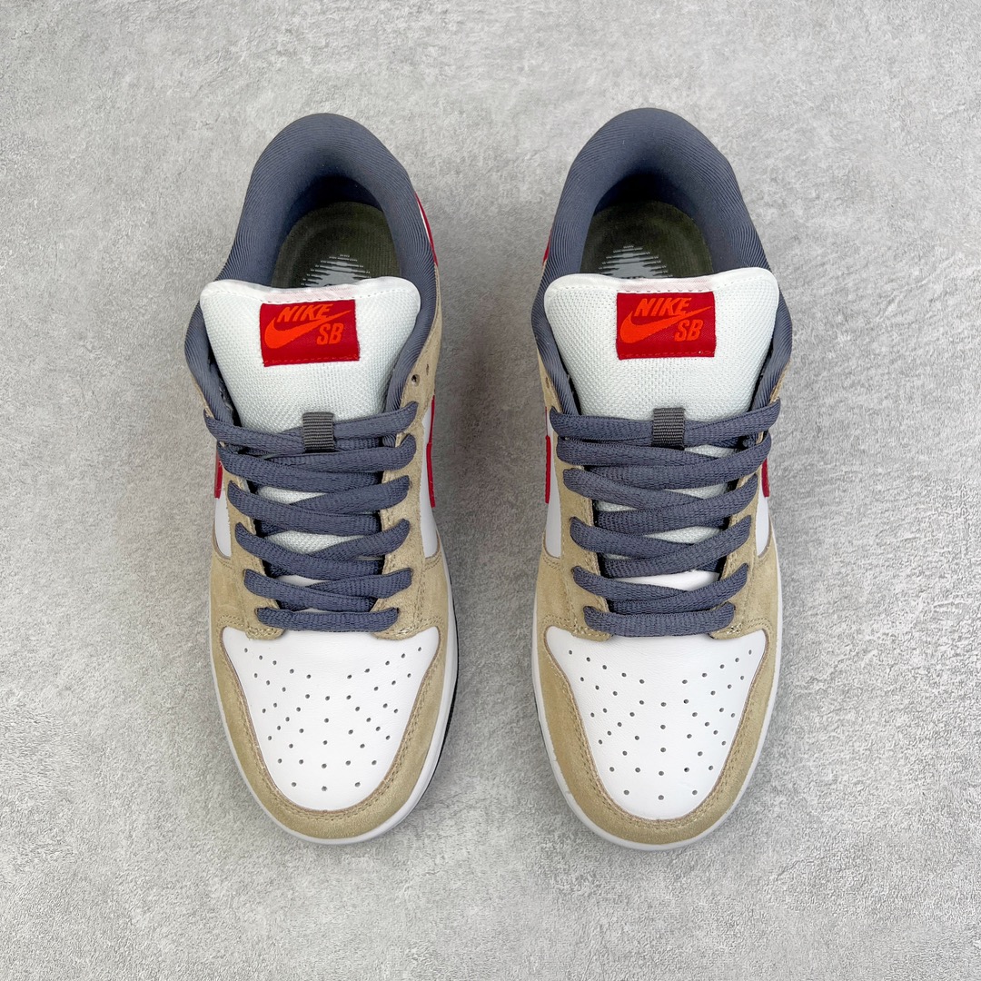 图片[2]-💰260 ＃CF纯原 NK SB Dunk Low 白灰红 304292-161 大厂出品 极力推荐 原装头层材料 独家版型蒸餾加工帶來的是更好的视觉和脚感体验大厂纯原品质出货 清洁度 电绣工艺 皮料切割干净无任何毛边 细节完美 尺码：39 40 40.5 41 42 42.5 43 44 44.5 45 编码：by3936030-运动鞋