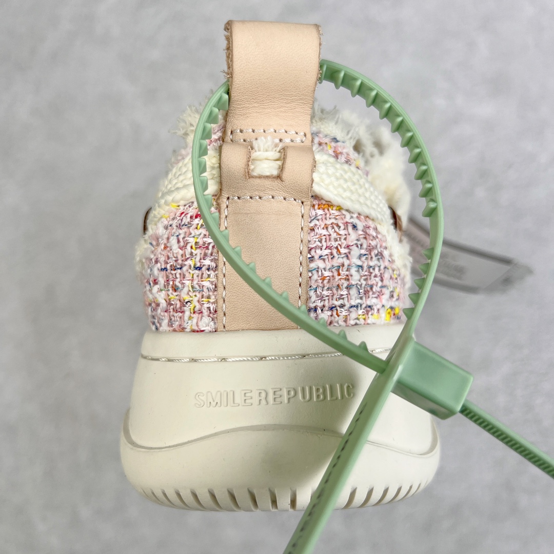 图片[8]-＃开春福利 SMILEREPUBLIC檀健次同款经典新款起司猫低帮开口笑厚底帆布鞋 新晋街头鞋履品牌SMILEREPUBLIC Canvas 系列 以 SMILE 为灵感来源 捕捉潮流 主打柔软的帆布设计 有裁切的羊毛流苏与独特编织技艺 超软水染牛皮内里 注塑成型鞋垫 4cm厘米外增高效果橡胶鞋底 尺码：35 36 37 38 39 40 41 42 43 44-选品中心