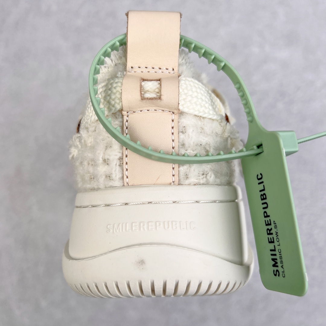 图片[8]-＃开春福利 SMILEREPUBLIC檀健次同款经典新款起司猫低帮开口笑厚底帆布鞋 新晋街头鞋履品牌SMILEREPUBLIC Canvas 系列 以 SMILE 为灵感来源 捕捉潮流 主打柔软的帆布设计 有裁切的羊毛流苏与独特编织技艺 超软水染牛皮内里 注塑成型鞋垫 4cm厘米外增高效果橡胶鞋底 尺码：35 36 37 38 39 40 41 42 43 44-选品中心