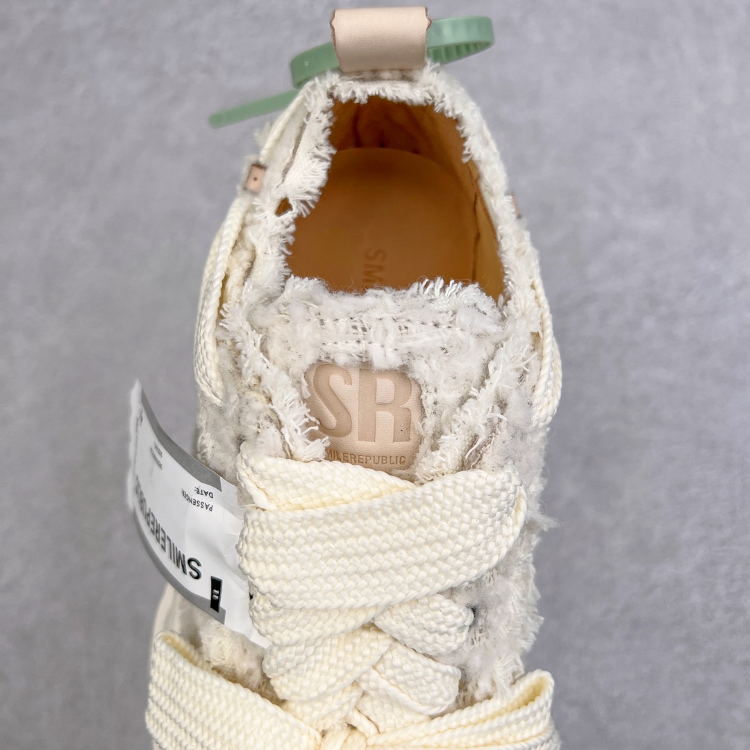 图片[5]-＃开春福利 SMILEREPUBLIC檀健次同款经典新款起司猫低帮开口笑厚底帆布鞋 新晋街头鞋履品牌SMILEREPUBLIC Canvas 系列 以 SMILE 为灵感来源 捕捉潮流 主打柔软的帆布设计 有裁切的羊毛流苏与独特编织技艺 超软水染牛皮内里 注塑成型鞋垫 4cm厘米外增高效果橡胶鞋底 尺码：35 36 37 38 39 40 41 42 43 44-选品中心