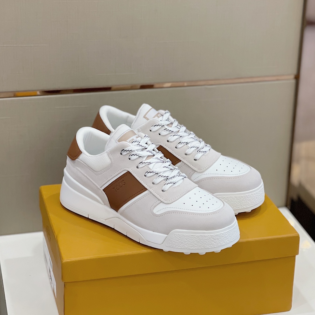 Precio de fábrica Tods Men's Cowhide Patchwork SneakersLa zapatilla TOD'S llama la atención por su i
