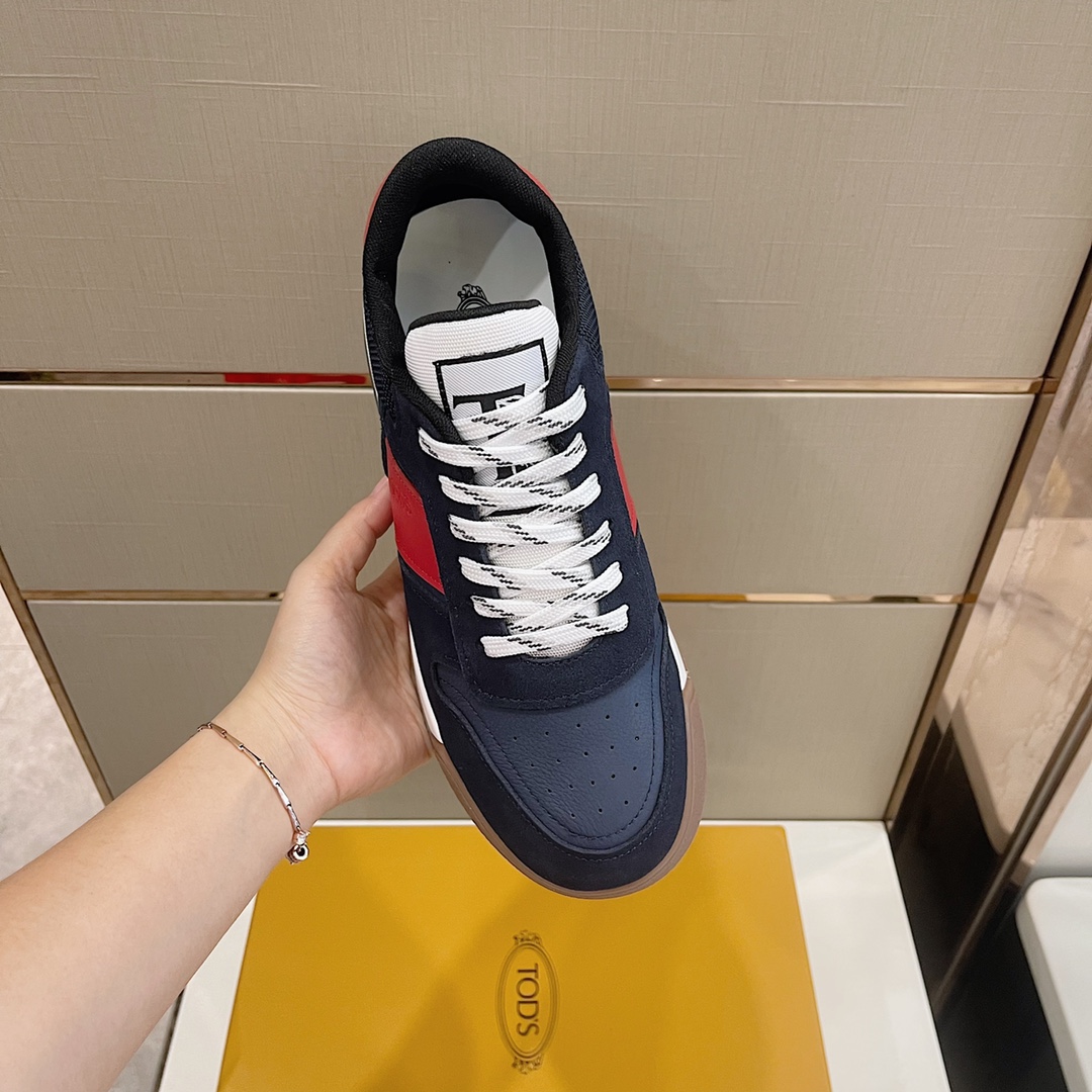 Precio de fábrica Tods Men's Cowhide Patchwork SneakersLa zapatilla TOD'S llama la atención por su i