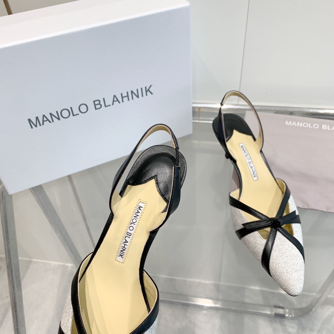 P650 Manol Blahn Spring Summer Bumuler Shoe Collection: Classic, High-Density Tarpaulin, Original Design - 图片 5