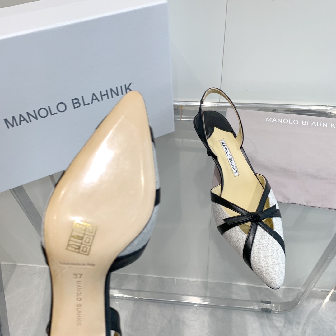 P650 Manol Blahn Spring Summer Bumuler Shoe Collection: Classic, High-Density Tarpaulin, Original Design - 图片 6