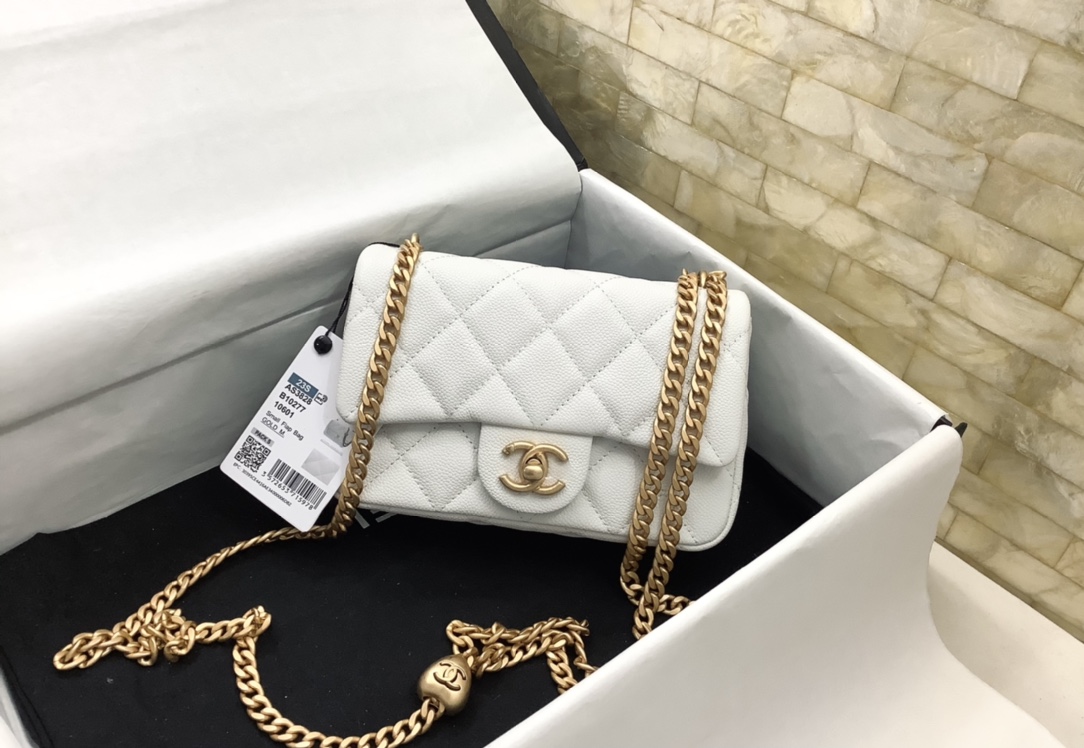 Chanel Classic Flap Bag Borse Crossbody & Borse a Tracolla Modello Lychee Frosted