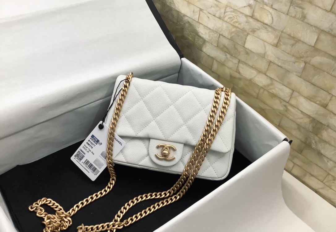 Chanel Classic Flap Bag Borse Crossbody & Borse a Tracolla Modello Lychee Frosted