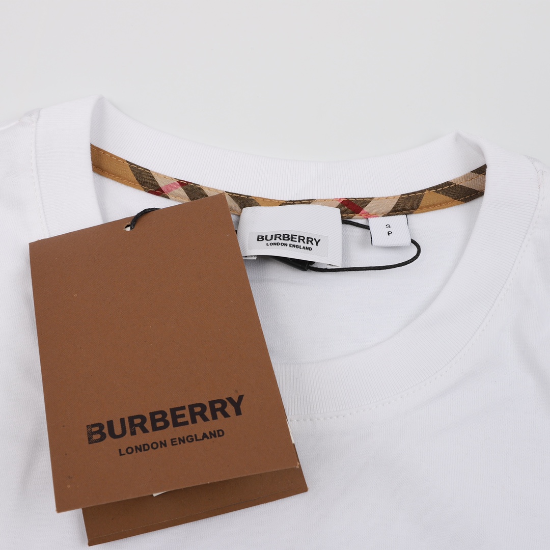 170 Burberry/巴宝莉 新款战马刺绣LOGO短袖T恤