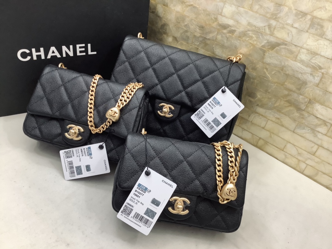 Comprar en linea
 Chanel Classic Flap Bag Bolsos cruzados y bandoleras Patrón de litchi Escarcha