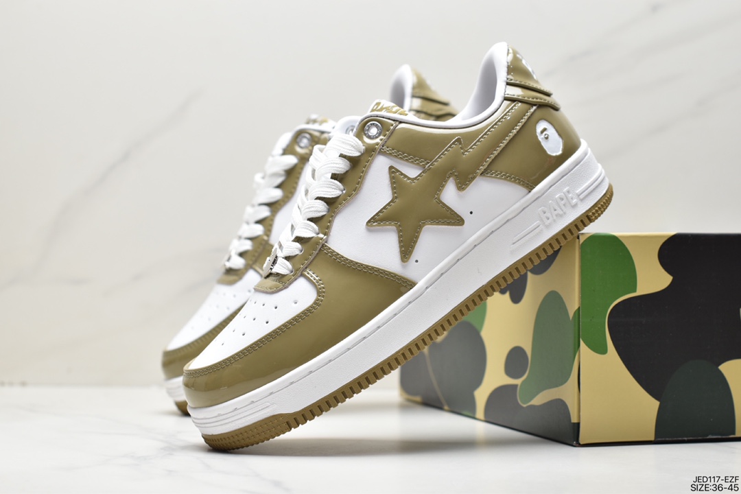 Japan's Harajuku fashion brand A Bathing Ape BAPE Sk8 Sta Low SK8 series low-top casual sports