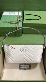 Gucci Marmont Crossbody & Shoulder Bags White