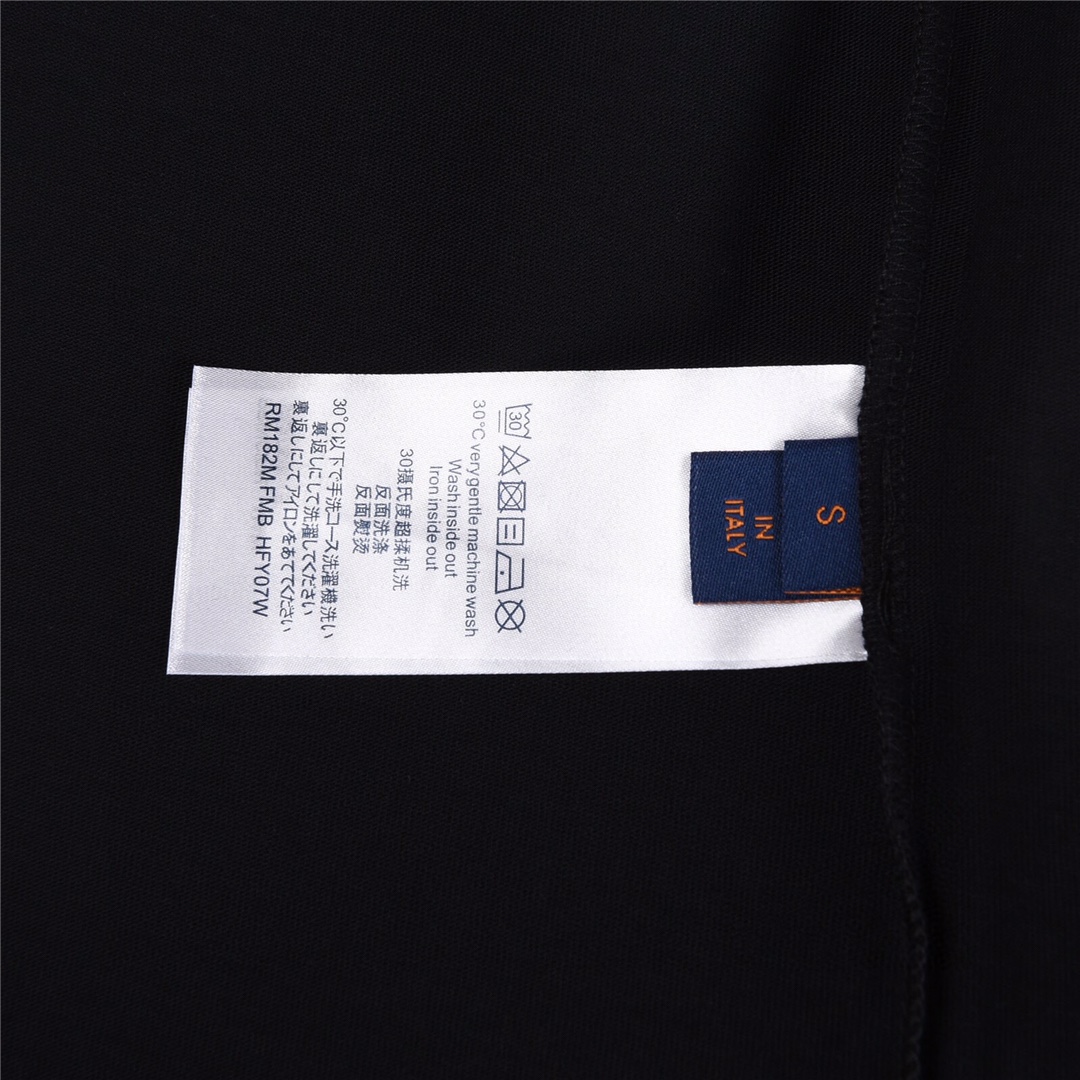 上新170 Louis Vuitton/路易威登LvChrome Hearts克罗心CH联名梵文字母印花短袖