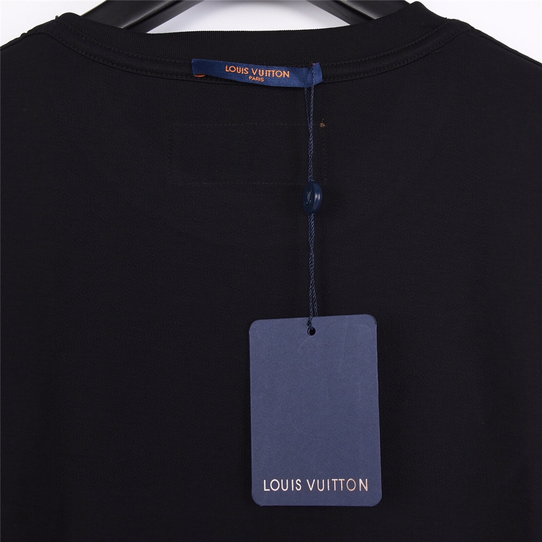 上新170 Louis Vuitton/路易威登LvChrome Hearts克罗心CH联名梵文字母印花短袖