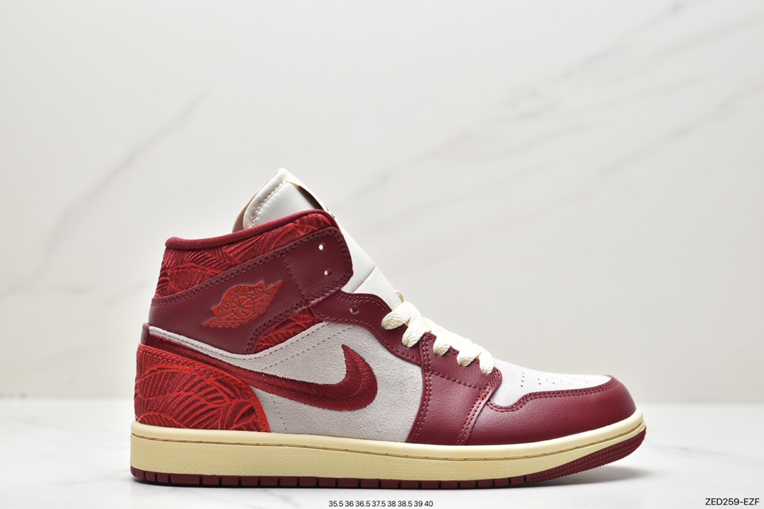 260 Air Jordan 1 Mid AJ1乔1中帮文化篮球鞋 DZ2820-601