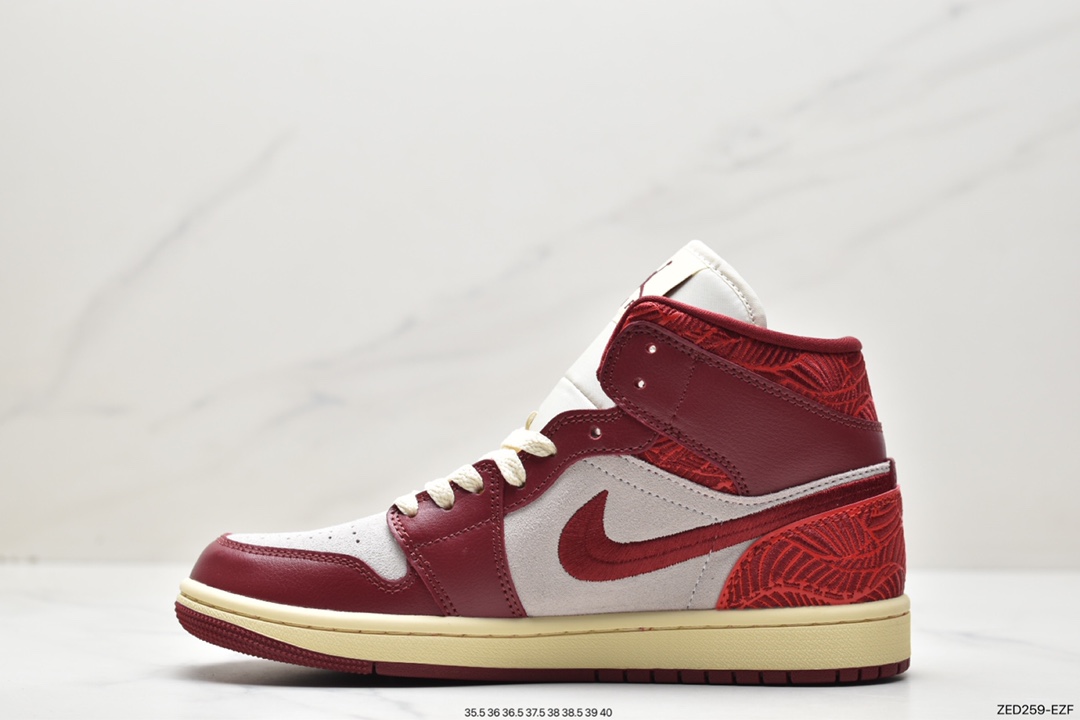 260 Air Jordan 1 Mid AJ1乔1中帮文化篮球鞋 DZ2820-601