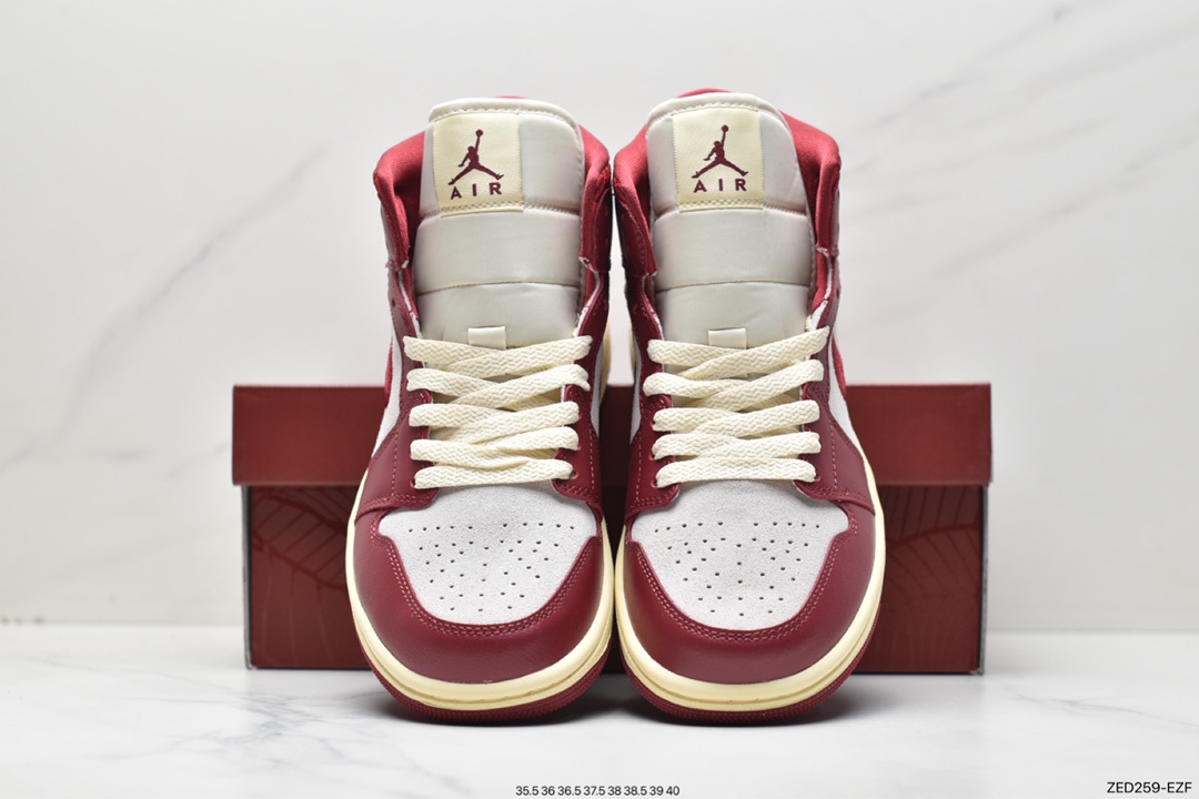 260 Air Jordan 1 Mid AJ1乔1中帮文化篮球鞋 DZ2820-601