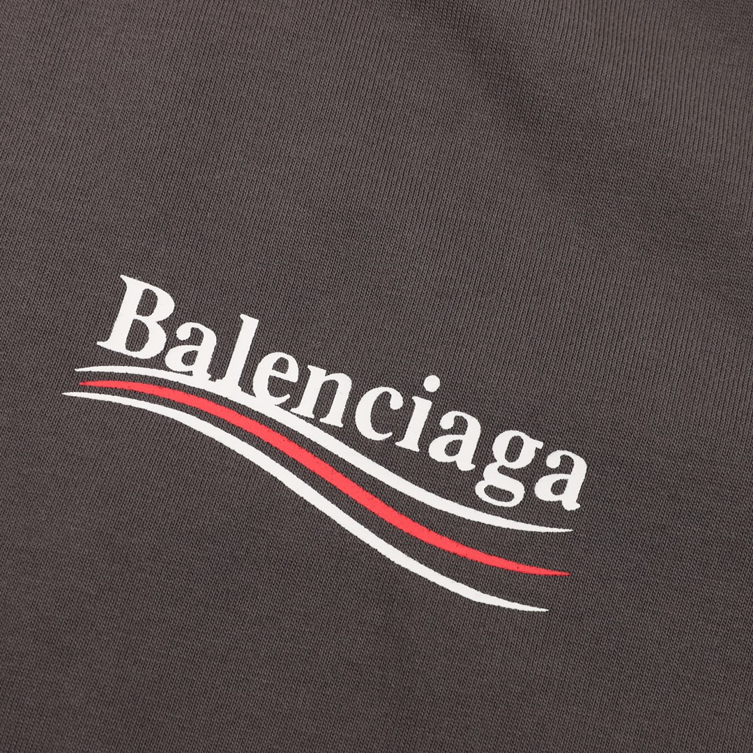 Balenciaga/巴黎世家 可乐波浪印花短袖