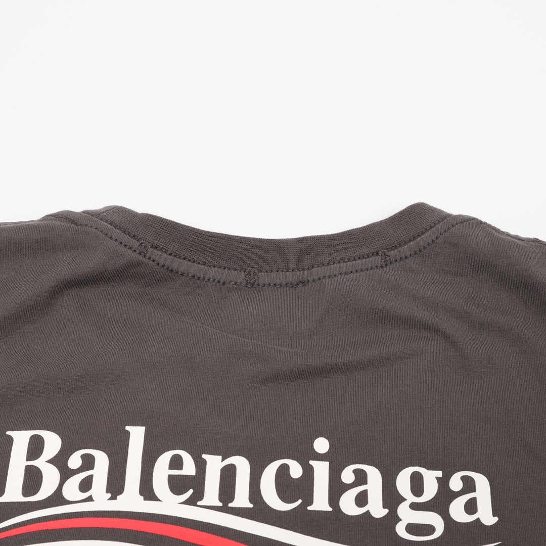 Balenciaga/巴黎世家 可乐波浪印花短袖