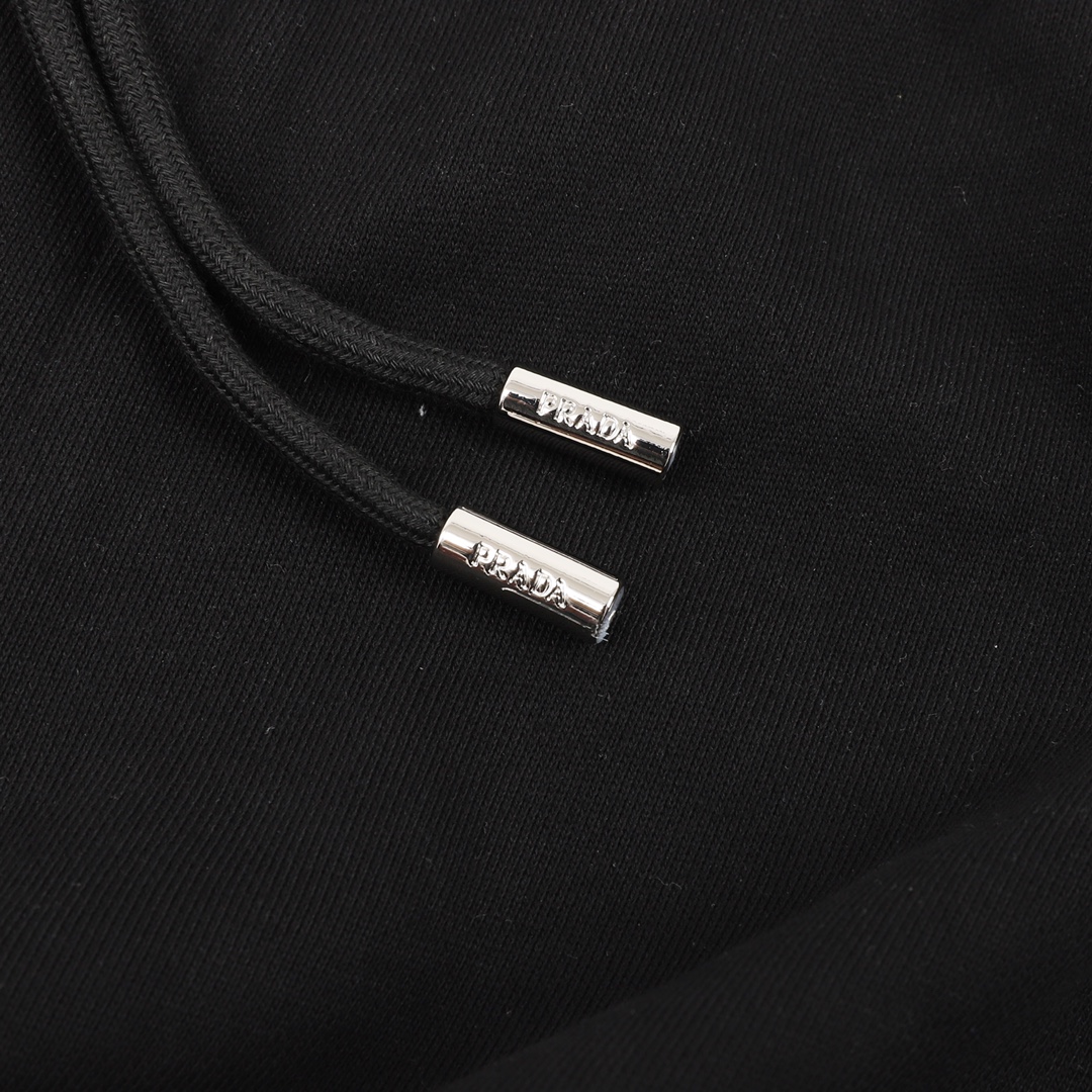 280 PRADA/普拉达 三角标拼接运动长裤