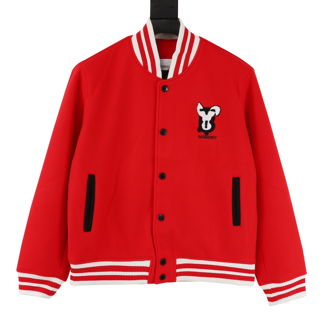 370 Burberry/巴宝莉 兔年限定绣棒球服夹克外套
