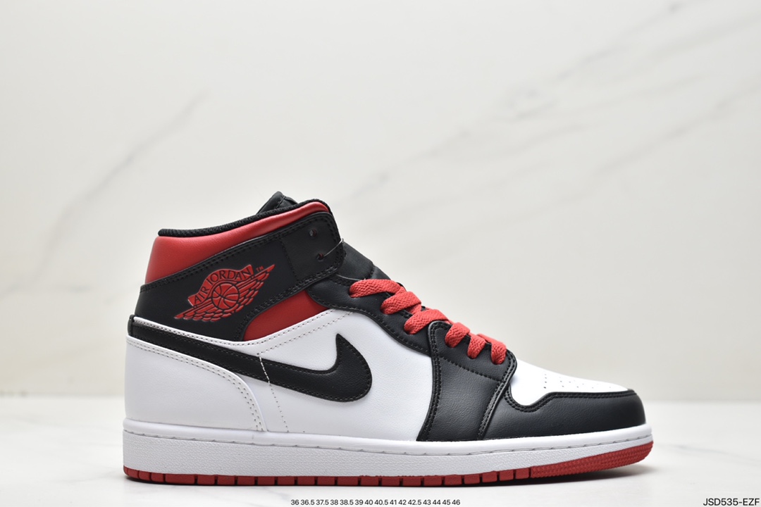 200 乔丹Air Jordan 1 Mid AJ1 乔1 中帮复古文化百搭休闲运动篮球板鞋DQ8423-106