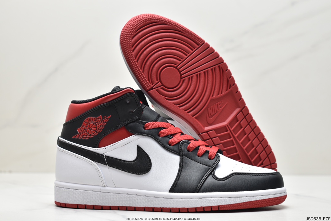 200 乔丹Air Jordan 1 Mid AJ1 乔1 中帮复古文化百搭休闲运动篮球板鞋DQ8423-106