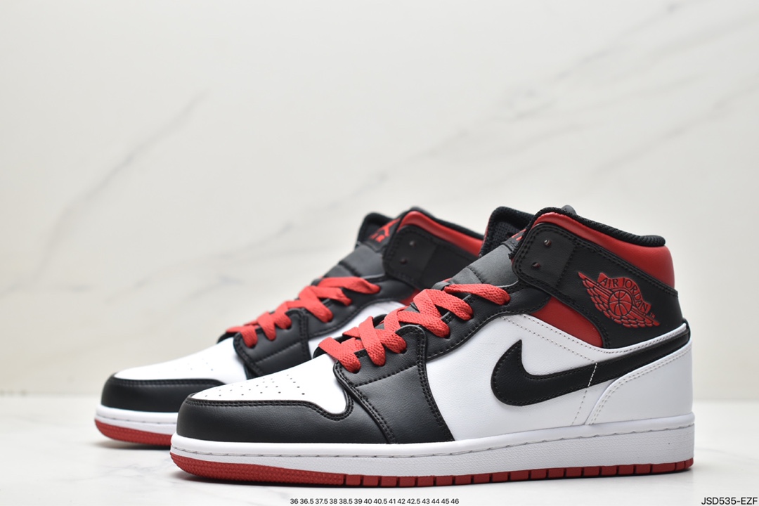 200 乔丹Air Jordan 1 Mid AJ1 乔1 中帮复古文化百搭休闲运动篮球板鞋DQ8423-106