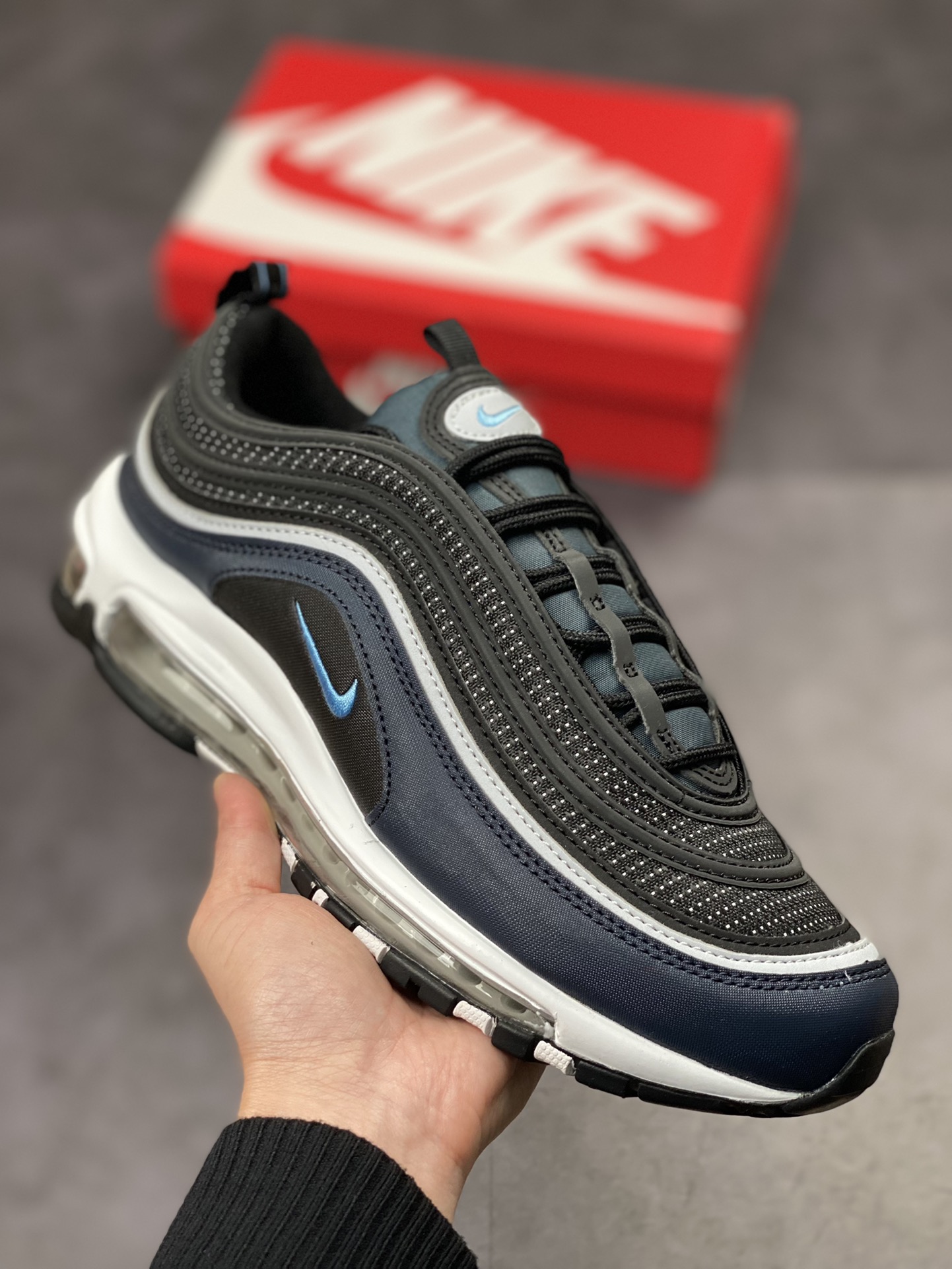 230 渠道订单NK Air Max 97 海军蓝银  DQ3955-001