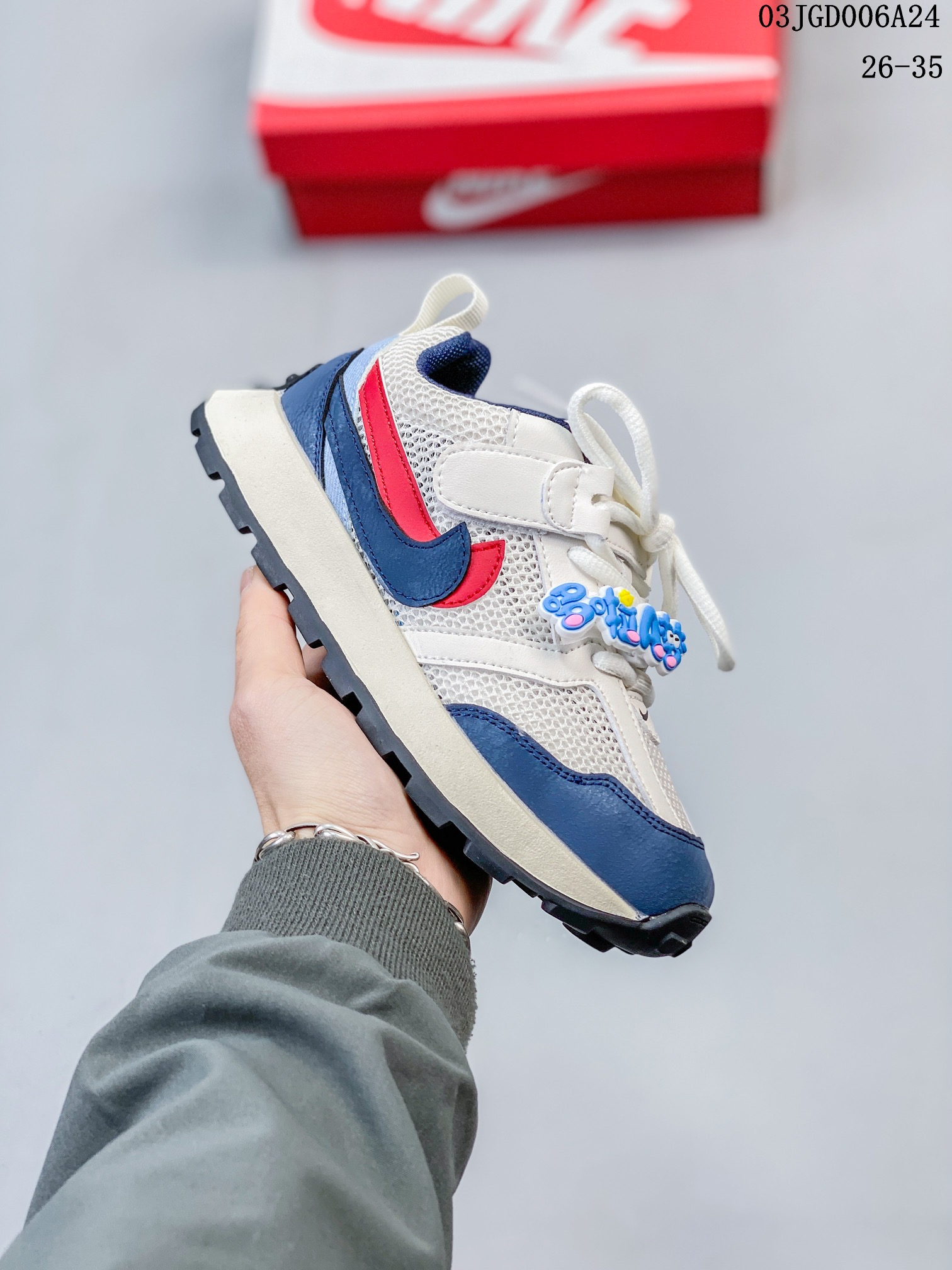 NO:210923,European official website Spring and summer latest Nike union Forrest Gump three-generation net shoes Forrest Gump joint waffle Doraemon shoe buckle (replaceable) versatile retro dad shoes light luxury small waist Nike spliced ​​double hook breathable casual lightweight sports shoes for boys and girls shoes for spring and summer Korean version non-slip increased soft sole Velcro shoe lace fashionable comfortable trendy shoe shoes Color beige, gray Number 26-35 sizes, Adidas, sneakers,19860909欧洲站官网春夏款最新款耐克union阿甘三代网鞋 阿甘联名华夫哆啦A梦鞋扣（可换）百搭复古老爹鞋网鞋 轻奢小蛮腰Nike拼接双勾透气休闲轻便运动鞋男女童鞋 春夏季韩版防滑增高软底魔术贴鞋带时尚舒适潮鞋板鞋 颜色 米色,灰色 号码26-35码,阿迪达斯,sneakers,,Children's