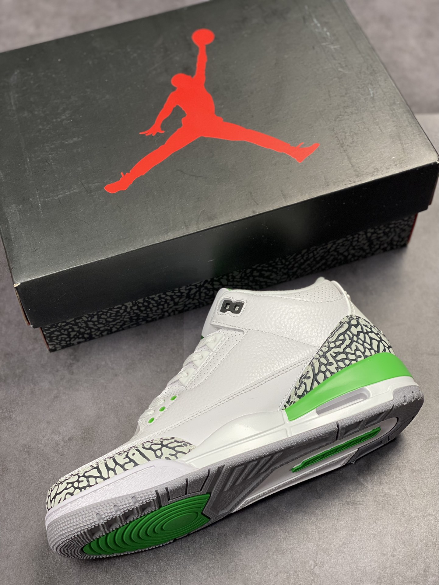 240 Air Jordan 3 Retro 白绿  CK9646-136