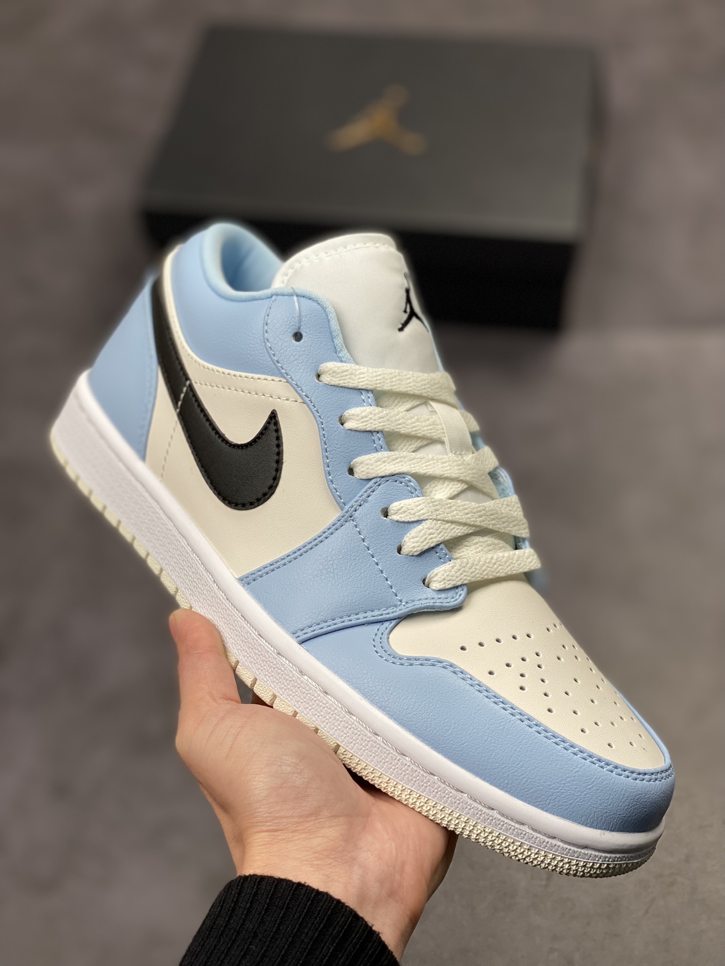 200 Air Jordan 1 Low 晴天蓝 AJ1乔1低帮休闲板鞋 554723-401