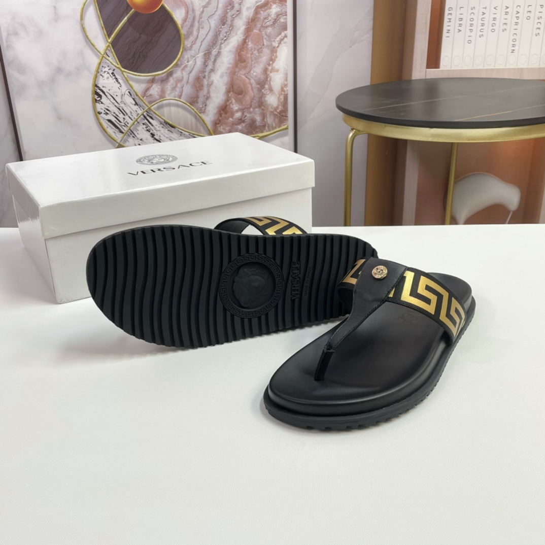 [VERSACE - Versace] P: Tamaño 38-45 top generación de compra de los hombres de primavera y verano za