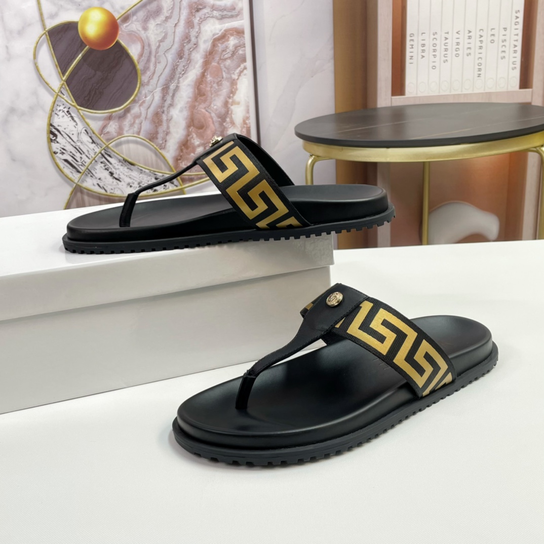 [VERSACE - Versace] P: Tamaño 38-45 top generación de compra de los hombres de primavera y verano za